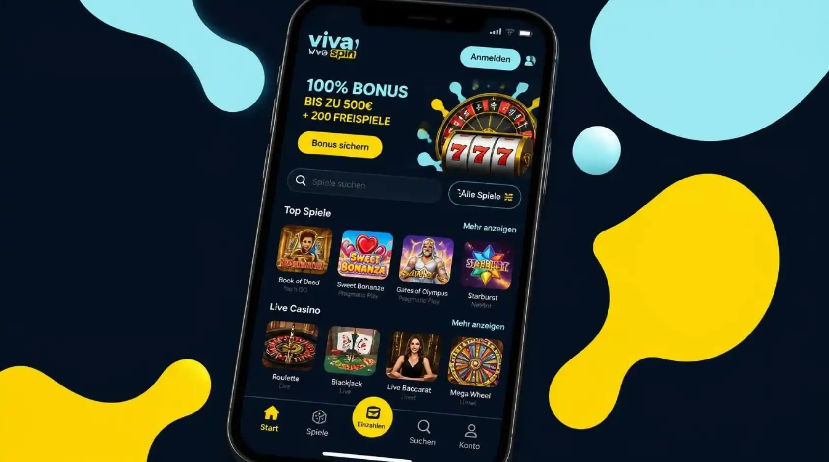 VivaSpin Casino App-Screenshot